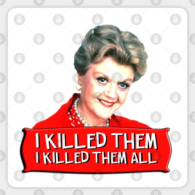 Jessica killed them Sticker by AndythephotoDr